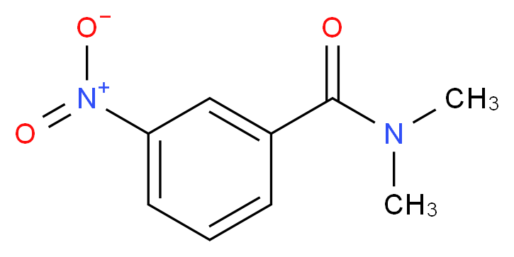 N,N-dimethyl-3-nitrobenzamide_分子结构_CAS_7291-02-3