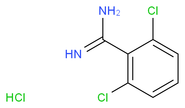 2,6-DICHLORO-BENZAMIDINE HYDROCHLORIDE_分子结构_CAS_3797-81-7)