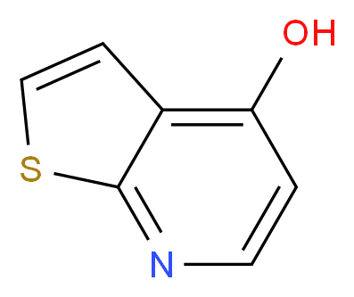 Thieno[2,3-b]pyridin-4-ol_分子结构_CAS_65075-96-9)