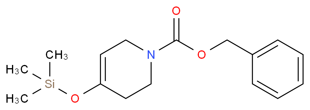 Benzyl 4-((trimethylsilyl)oxy)-5,6-dihydropyridine-1(2H)-carboxylate_分子结构_CAS_1147998-34-2)