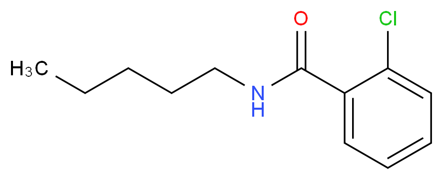 2-chloro-N-pentylbenzamide_分子结构_CAS_2447-85-0