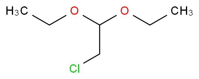 氯乙醛二乙基缩醛_分子结构_CAS_621-62-5)