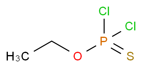 ethyl dichloro(sulfanylidene)phosphinite_分子结构_CAS_1498-64-2