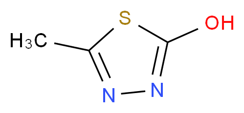 5-Methyl-1,3,4-thiadiazol-2-ol_分子结构_CAS_84352-65-8)
