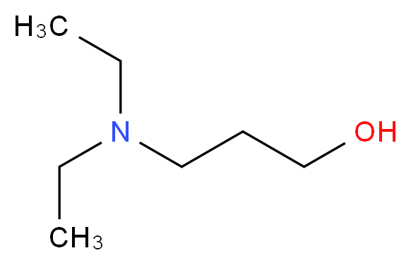 3-(diethylamino)propan-1-ol_分子结构_CAS_622-93-5