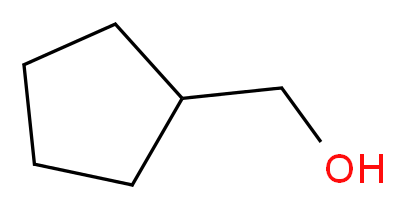 (Hydroxymethyl)cyclopentane_分子结构_CAS_3637-61-4)