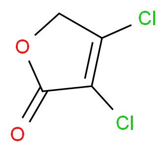 3,4-dichloro-2,5-dihydrofuran-2-one_分子结构_CAS_62674-12-8