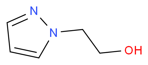 2-(1H-pyrazol-1-yl)ethan-1-ol_分子结构_CAS_6314-23-4