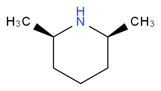 顺式-2,6-二甲基哌啶_分子结构_CAS_766-17-6)