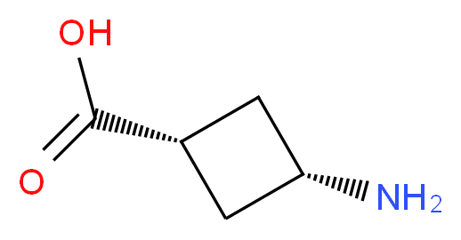 (1s,3s)-3-aminocyclobutane-1-carboxylic acid_分子结构_CAS_74316-27-1