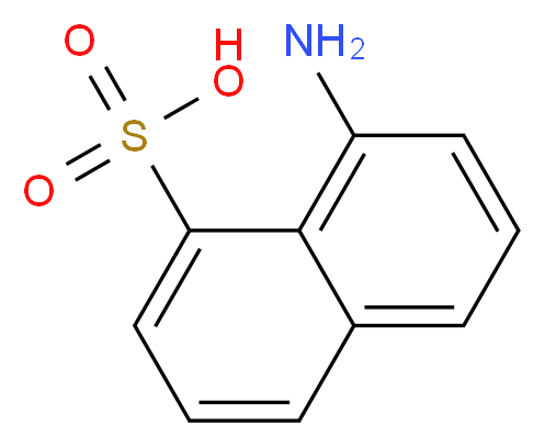 8-amino-1-Naphthalenesulfonic acid_分子结构_CAS_82-75-7)