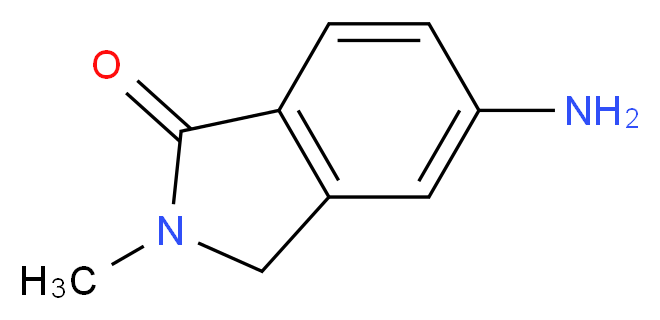 5-amino-2-methyl-2,3-dihydro-1H-isoindol-1-one_分子结构_CAS_1190380-38-1