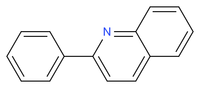 2-phenylquinoline_分子结构_CAS_612-96-4