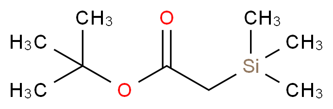 tert-butyl 2-(trimethylsilyl)acetate_分子结构_CAS_41108-81-0