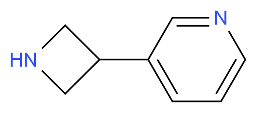 3-(3-azetidinyl)pyridine_分子结构_CAS_62247-32-9)