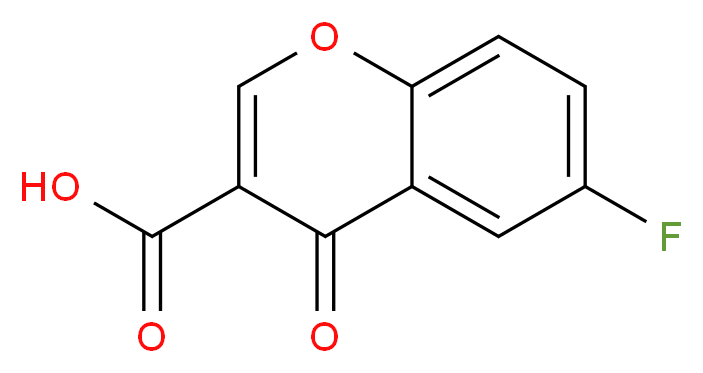 6-Fluorochromone-3-carboxylic acid_分子结构_CAS_71346-17-3)