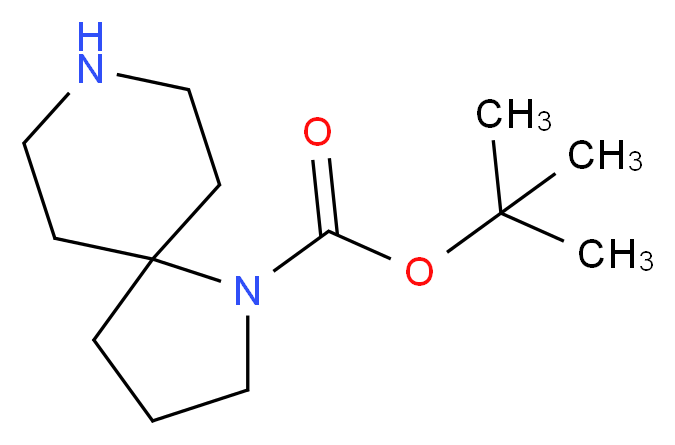 tert-butyl 1,8-diazaspiro[4.5]decane-1-carboxylate_分子结构_CAS_885279-92-5