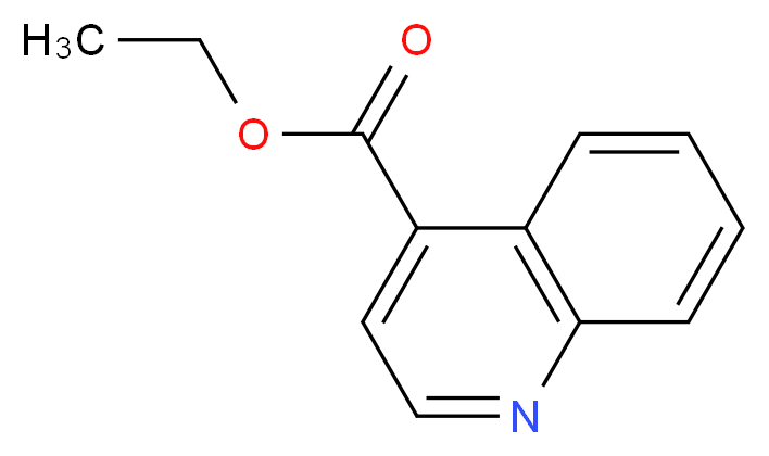 Ethyl quinoline-4-carboxylate_分子结构_CAS_10447-29-7)