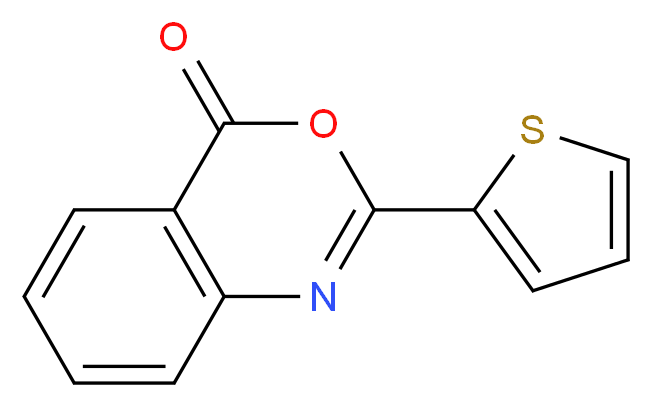 2-(2-Thienyl)-4H-3,1-benzoxazin-4-one_分子结构_CAS_26060-06-0)