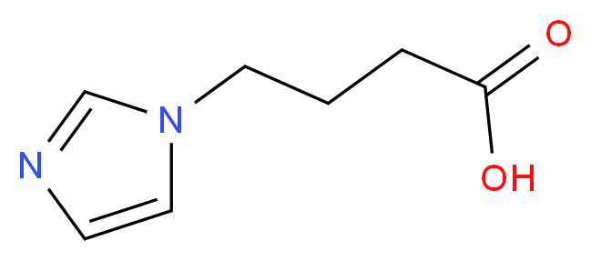 4-(1H-imidazol-1-yl)butanoic acid_分子结构_CAS_)