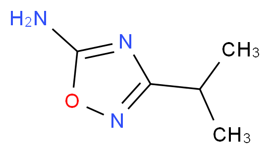 3-Isopropyl-1,2,4-oxadiazol-5-amine_分子结构_CAS_3874-89-3)