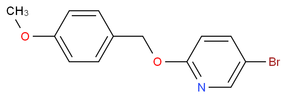 5-bromo-2-[(4-methoxyphenyl)methoxy]pyridine_分子结构_CAS_663955-79-1