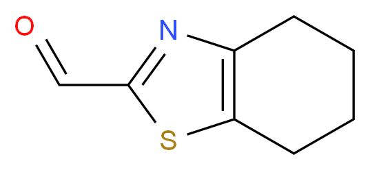 4,5,6,7-tetrahydro-1,3-benzothiazole-2-carbaldehyde_分子结构_CAS_884504-72-7