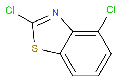 2,4-dichloro-1,3-benzothiazole_分子结构_CAS_3622-30-8