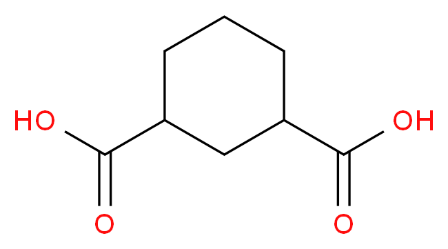cyclohexane-1,3-dicarboxylic acid_分子结构_CAS_3971-31-1