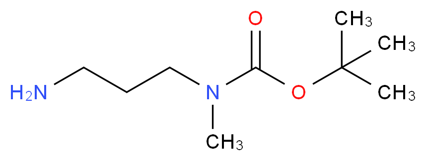 (3-Amino-propyl)-methyl-carbamic acid tert-butyl ester_分子结构_CAS_150349-36-3)