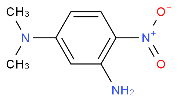 3-Amino-4-nitro-N,N-dimethylaniline_分子结构_CAS_2069-71-8)