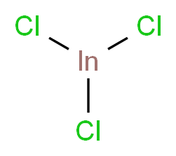 三氯化铟_分子结构_CAS_10025-82-8)