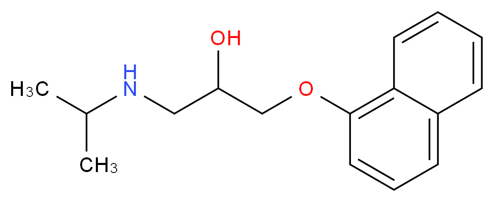 Propranolol_分子结构_CAS_525-66-6)