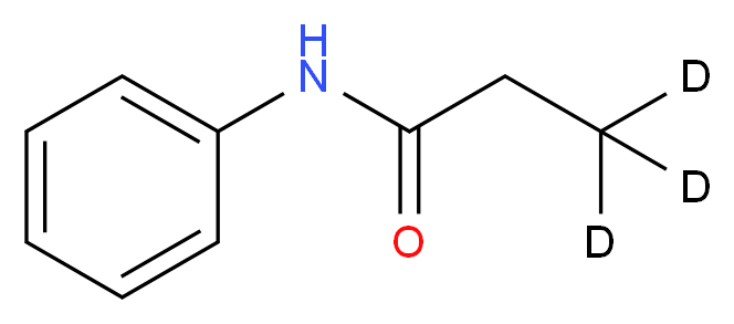 N-phenyl(3,3,3-<sup>2</sup>H<sub>3</sub>)propanamide_分子结构_CAS_1346598-63-7