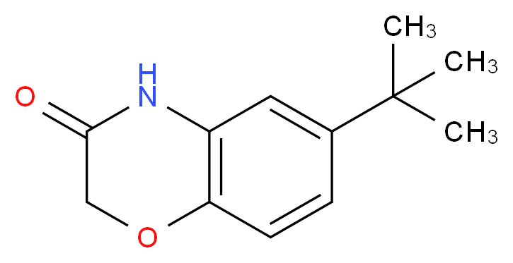 6-(tert-Butyl)-2H-1,4-benzoxazin-3(4H)-one_分子结构_CAS_6238-96-6)