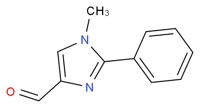 1-Methyl-2-phenyl-1H-imidazole-4-carbaldehyde_分子结构_CAS_94938-02-0)