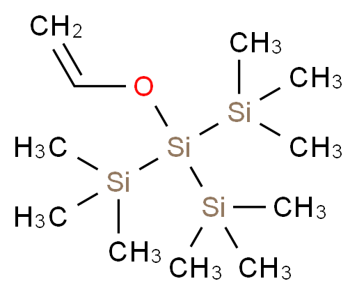 2-(ethenyloxy)-1,1,1,3,3,3-hexamethyl-2-(trimethylsilyl)trisilane_分子结构_CAS_861445-91-2