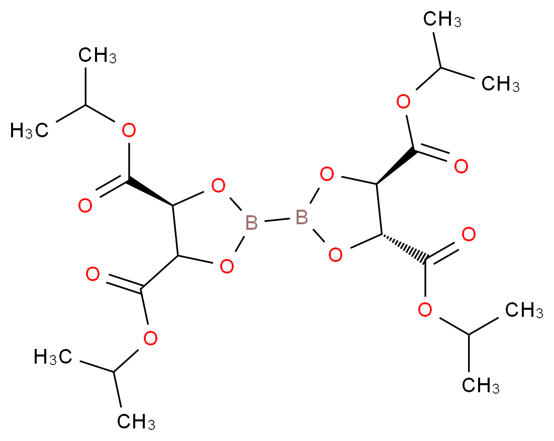 Bis(diisopropyl-D-tartrateglycolato)diboron_分子结构_CAS_)