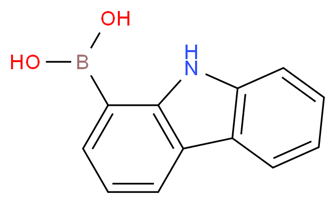 (9H-carbazol-1-yl)boronic acid_分子结构_CAS_869642-36-4