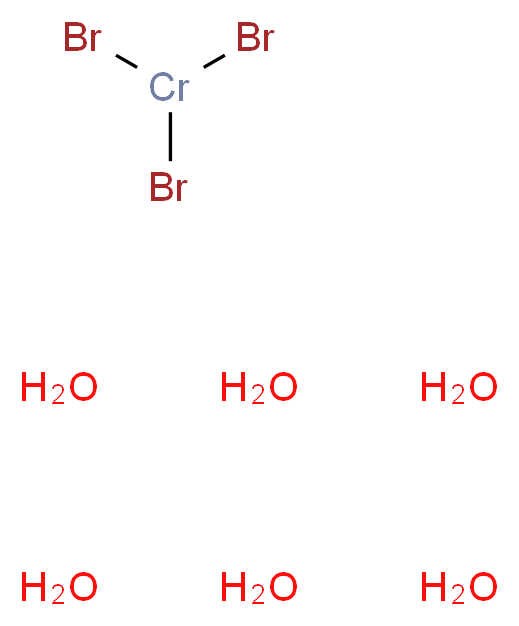 溴化铬(III) 六水合物_分子结构_CAS_13478-06-3)