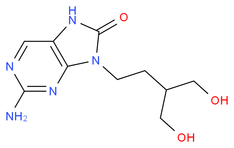 Desdiacetyl-8-oxo Famciclovir_分子结构_CAS_166197-79-1)