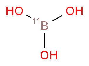 (<sup>1</sup><sup>1</sup>B)boric acid_分子结构_CAS_13813-78-0