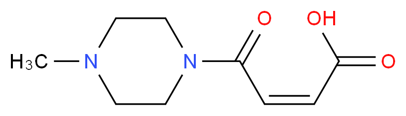 Maleic acid, mono(4-methylpiperazide)_分子结构_CAS_42574-70-9)