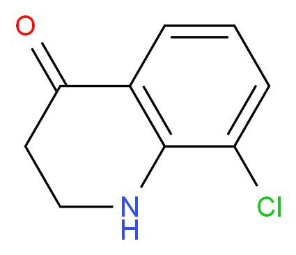 8-chloro-1,2,3,4-tetrahydroquinolin-4-one_分子结构_CAS_21617-11-8