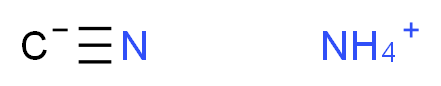 Ammonium cyanide_分子结构_CAS_12211-52-8)