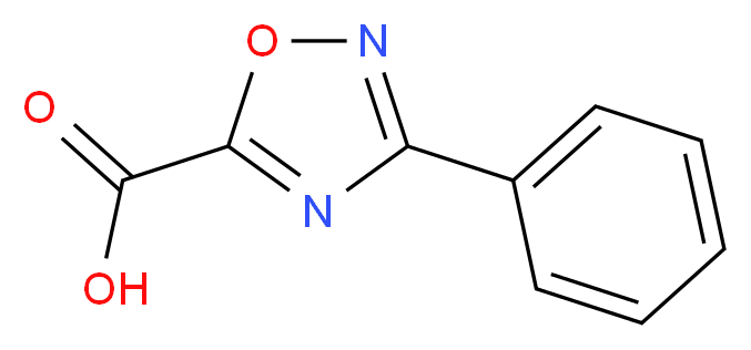 3-PHENYL-1,2,4-OXADIAZOLE-5-CARBOXYLIC ACID_分子结构_CAS_400716-17-8)