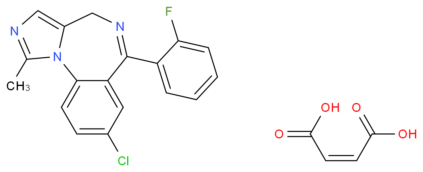 Midazolam maleate salt_分子结构_CAS_59467-94-6)