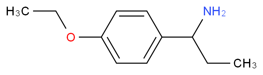 1-(4-ethoxyphenyl)-1-propanamine_分子结构_CAS_925608-01-1)