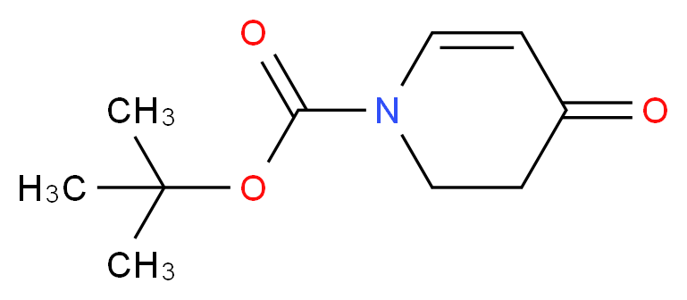 tert-butyl 4-oxo-1,2,3,4-tetrahydropyridine-1-carboxylate_分子结构_CAS_325486-45-1