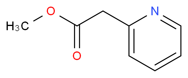 methyl pyridin-2-ylacetate_分子结构_CAS_1658-42-0)